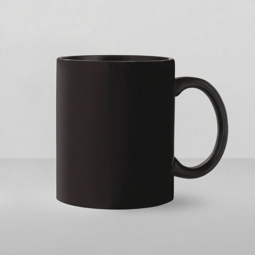 Yes You Can Motivational Coffee Mug - Inspirational Black Cup with Hearts