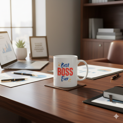 Best Boss Ever Mug - Perfect Thank You Gift for Supervisor