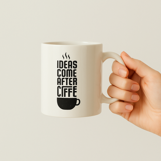 Ideas Come After Coffee Mug - Creative Professional Gift Cup