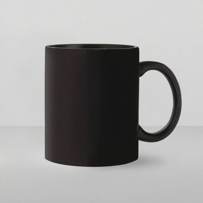 Yes You Can Motivational Coffee Mug - Inspirational Black Cup with Hearts